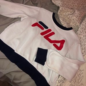 Fila Cropped Sweatshirt
